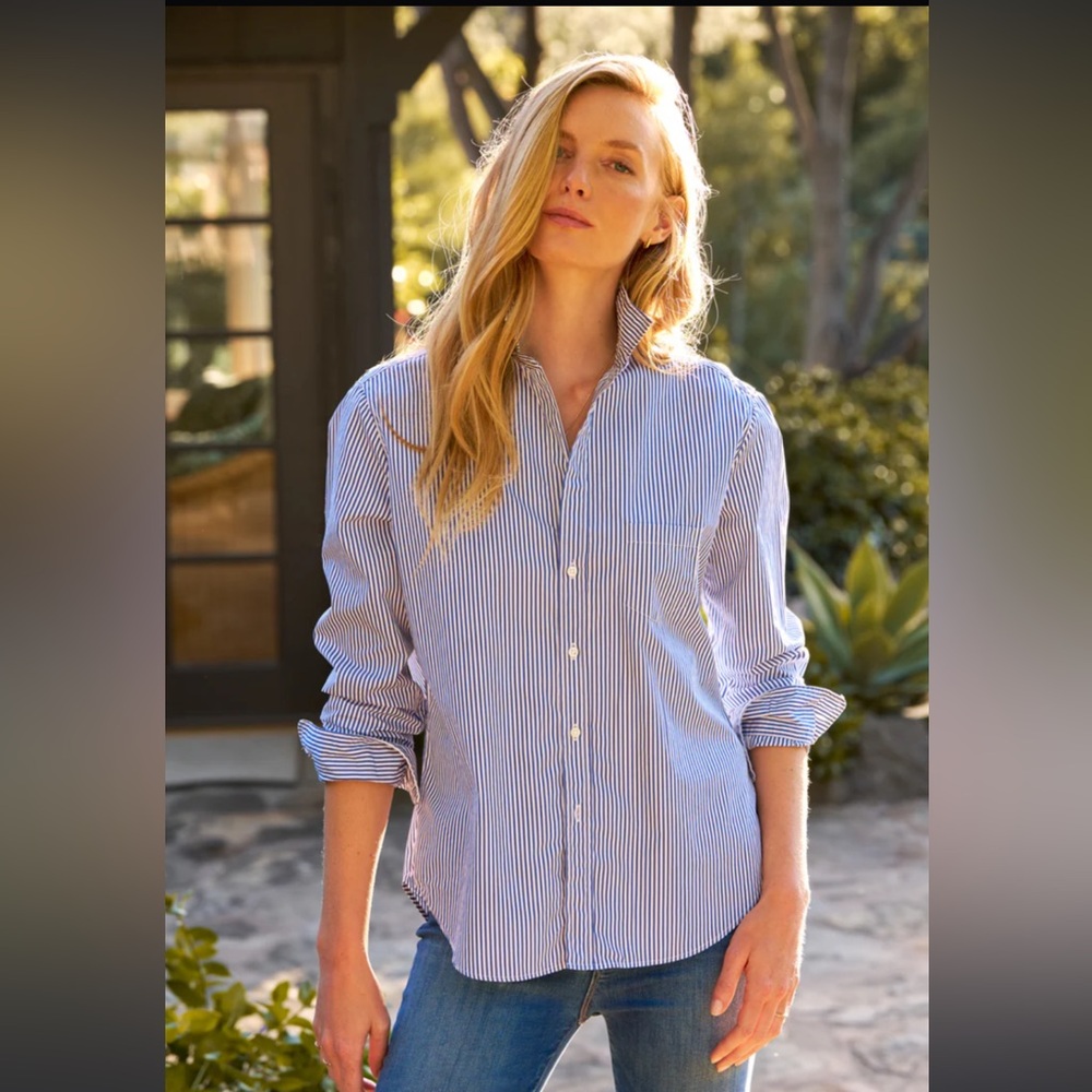 Frank & Eileen Barry Tailored Button-up Shirt, XS